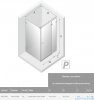 New Trendy Avexa Gold Shine kabina prostokątna 100x70x200 cm przejrzyste prawa EXK-1669